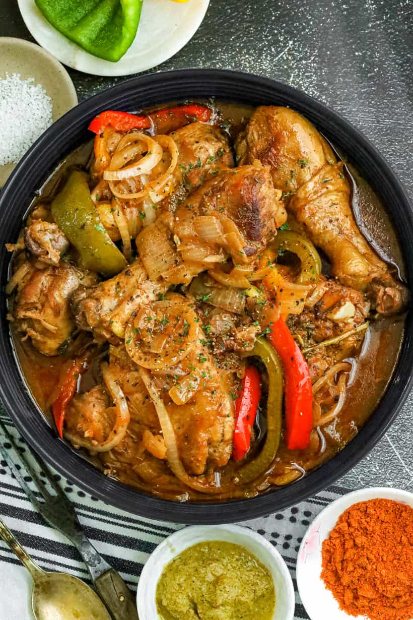 Poulet en Sauce